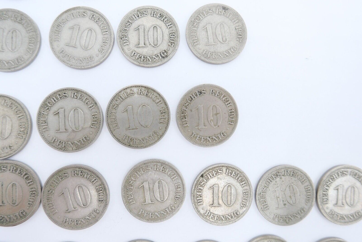 49x 10 Pfennig 1902 - 19011 Jäger J. 13 ss-stg - Antikhandel-Stuttgart