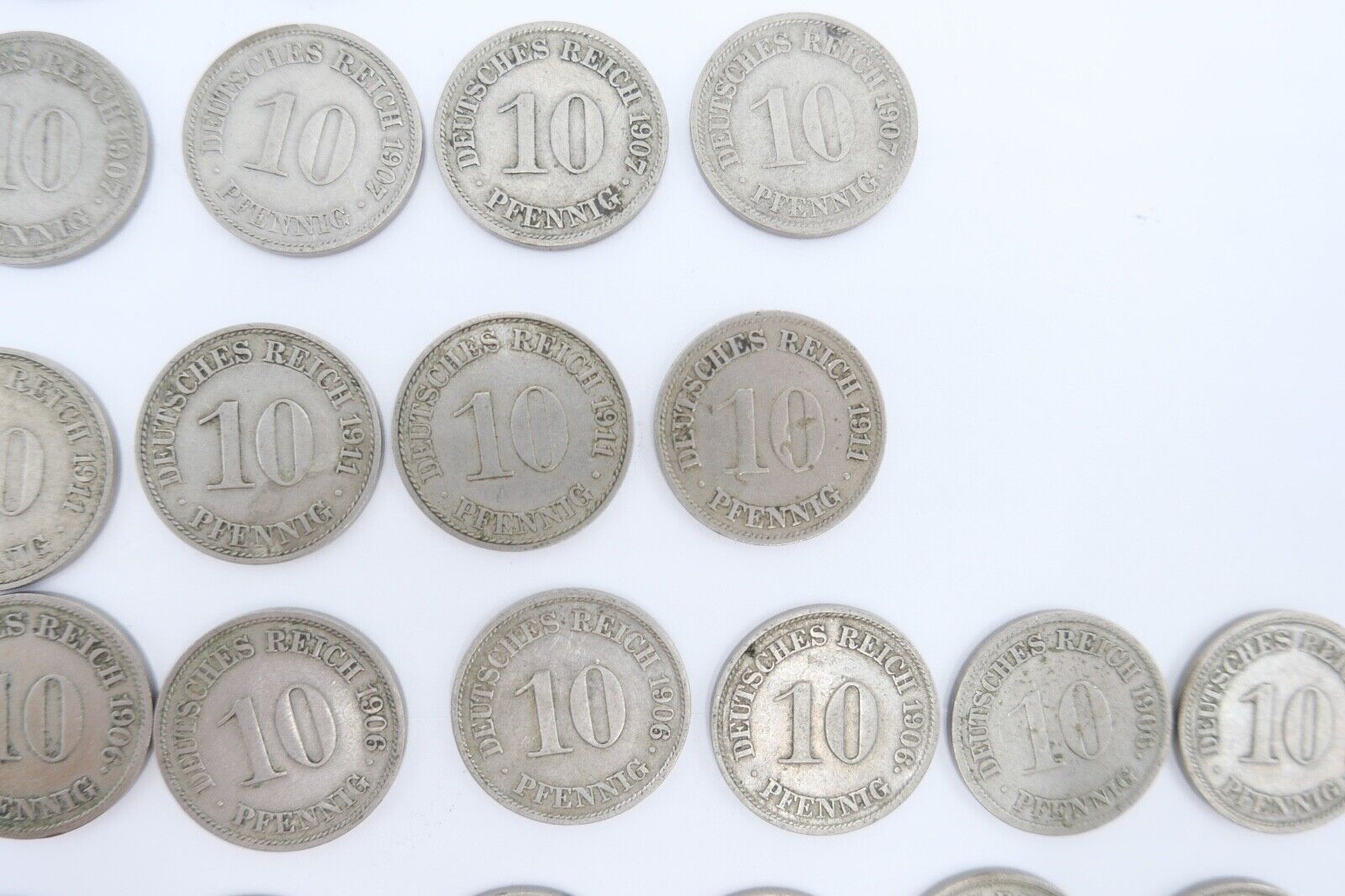 49x 10 Pfennig 1902 - 19011 Jäger J. 13 ss-stg - Antikhandel-Stuttgart