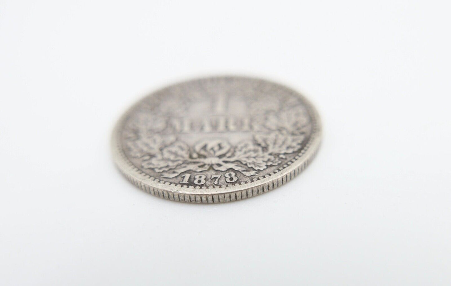 1 Mark Deutsches Reich 1878 G Jäger J.9 schön bis sehr schön s-ss Silber - Antikhandel-Stuttgart