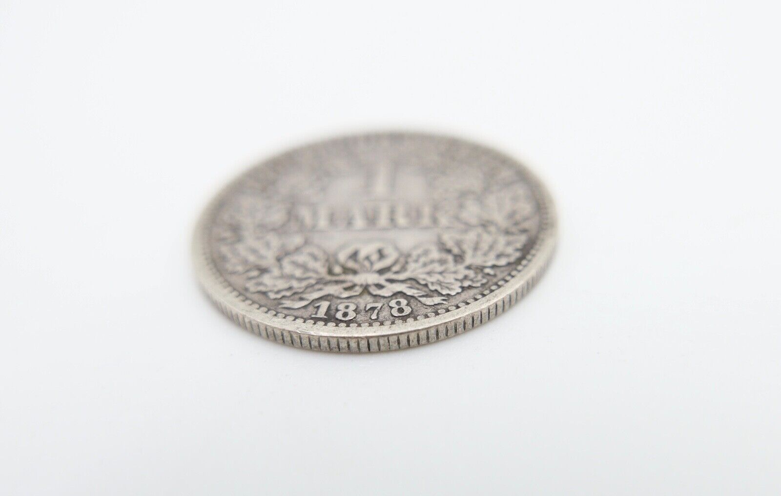 1 Mark Deutsches Reich 1878 G Jäger J.9 schön bis sehr schön s-ss Silber - Antikhandel-Stuttgart