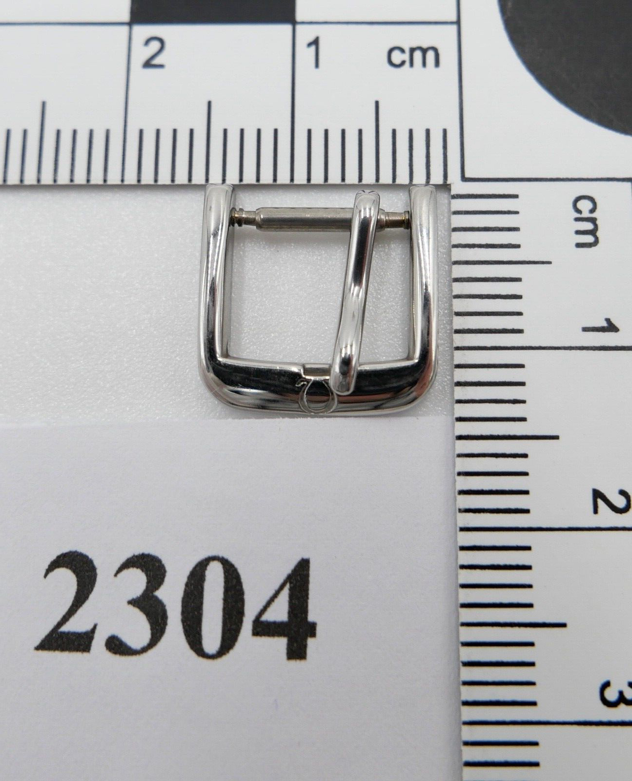 ORIGINAL alte OMEGA Dornschließe EDELSTAHL Armbanduhr 10mm CLASP BUCKLE - Antikhandel-Stuttgart