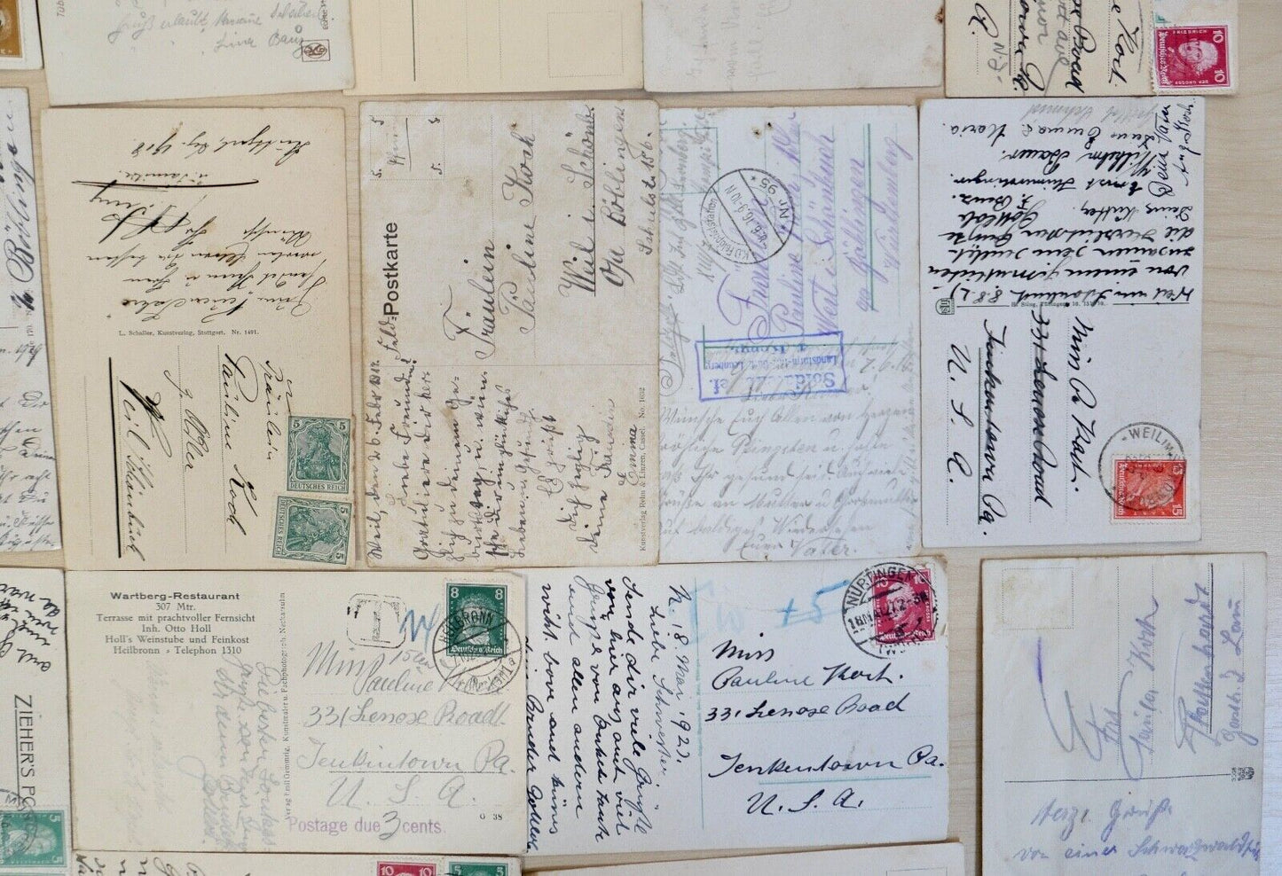 antike Ansichtskarten Postkarten Briefmarken STÄDTE LANDSCHAFTEN deutsches Reich - Antikhandel-Stuttgart