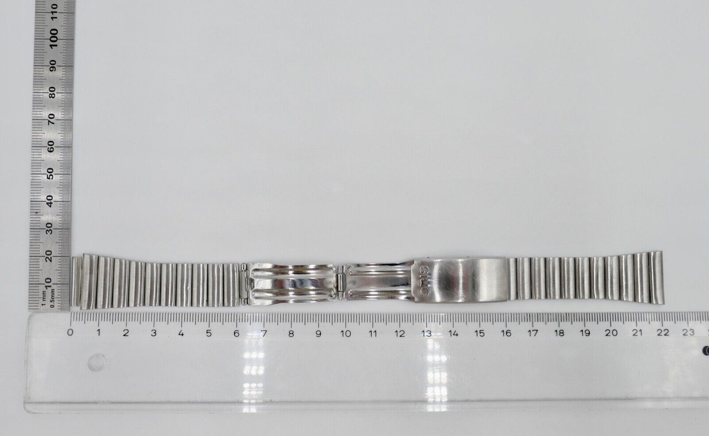 Altes ORIS Edelstahlband 18mm Uhrenband Vintage - Antikhandel-Stuttgart