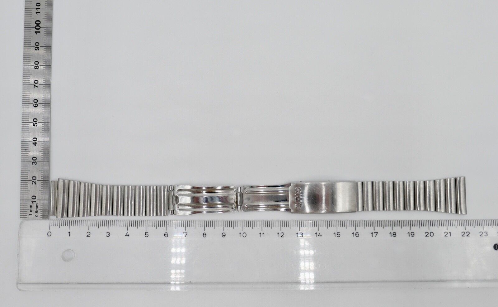 Altes ORIS Edelstahlband 18mm Uhrenband Vintage - Antikhandel-Stuttgart