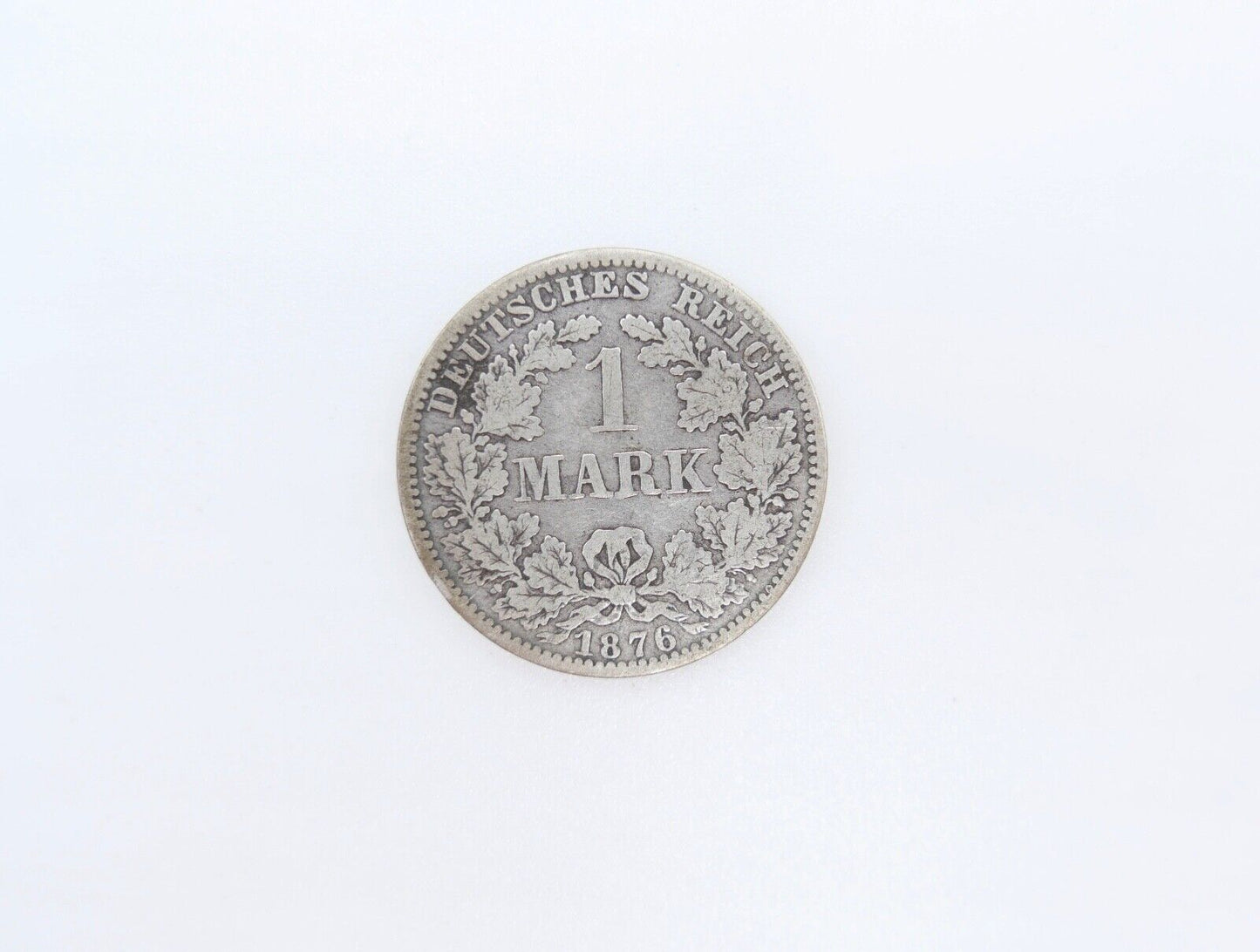 1 Mark Deutsches Reich 1876 A Jäger J.9 ss-vz sehr schön - vorzüglich Silber - Antikhandel-Stuttgart