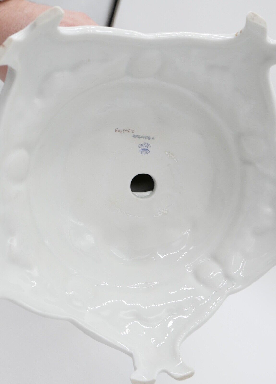 PMP Plaue Schierholz " Tafelaufsatz Obstschale " Wasserträgerin 45cm J. Freitag - Antikhandel-Stuttgart