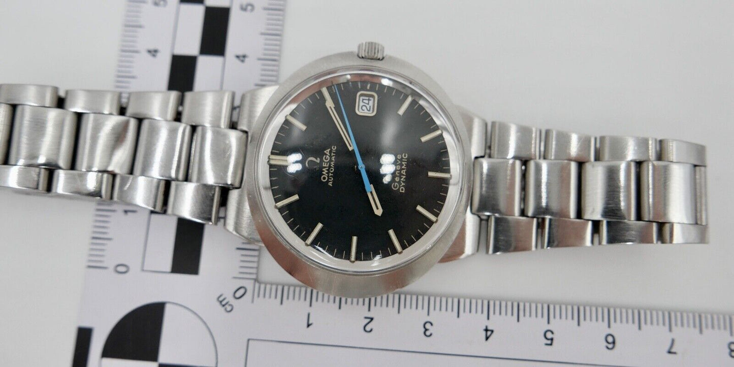 1970er Jahre Herrenuhr OMEGA Genéve Dynamic Automatic Kal. 565 original Band Ø41 - Antikhandel-Stuttgart