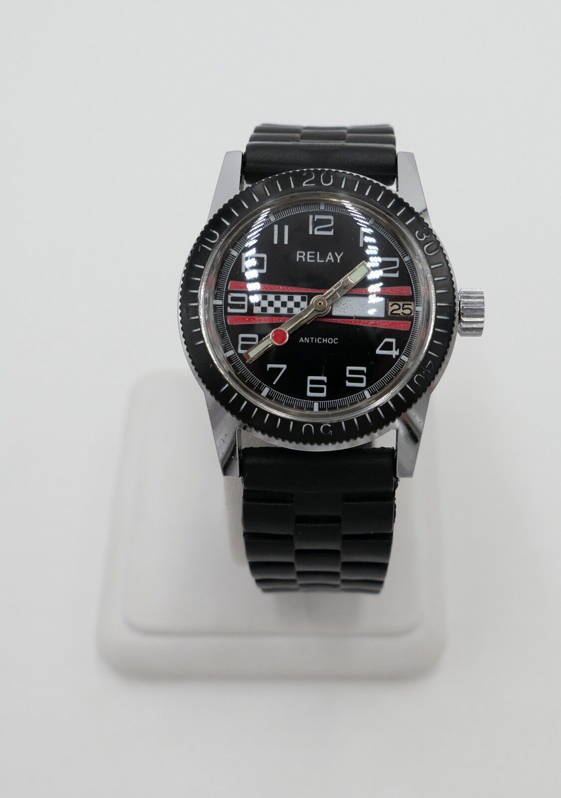 Vintage " RELAY DIVER " Taucheruhr watch Armbanduhr Uhr Herren Kal. cal AP C164 - Antikhandel-Stuttgart