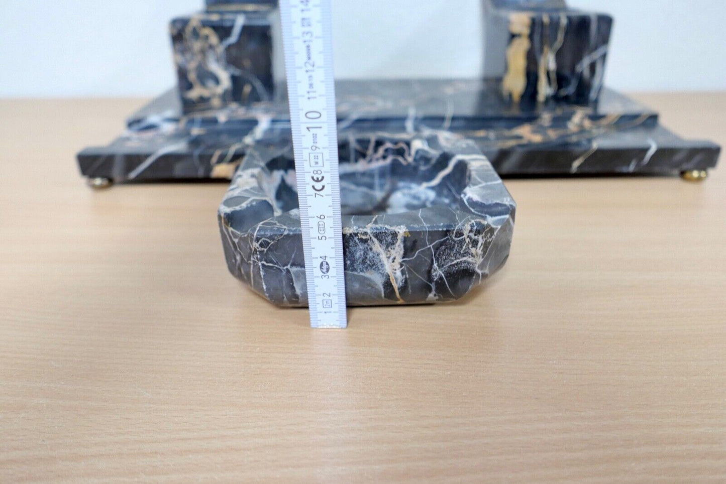 antike Schreibtischgarnitur aus Marmor - Antikhandel-Stuttgart