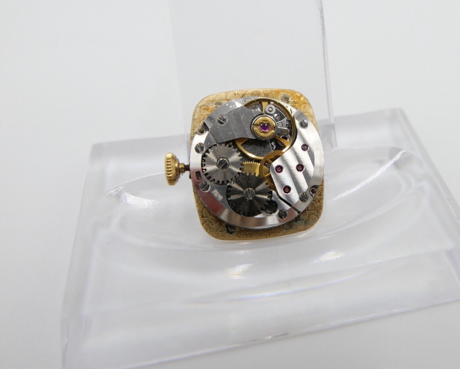 LÄUFT Gübelin Cal ETA 2512 Uhrwerk Ziffernblatt Zeiger Krone voll funktionsfähig - Antikhandel-Stuttgart