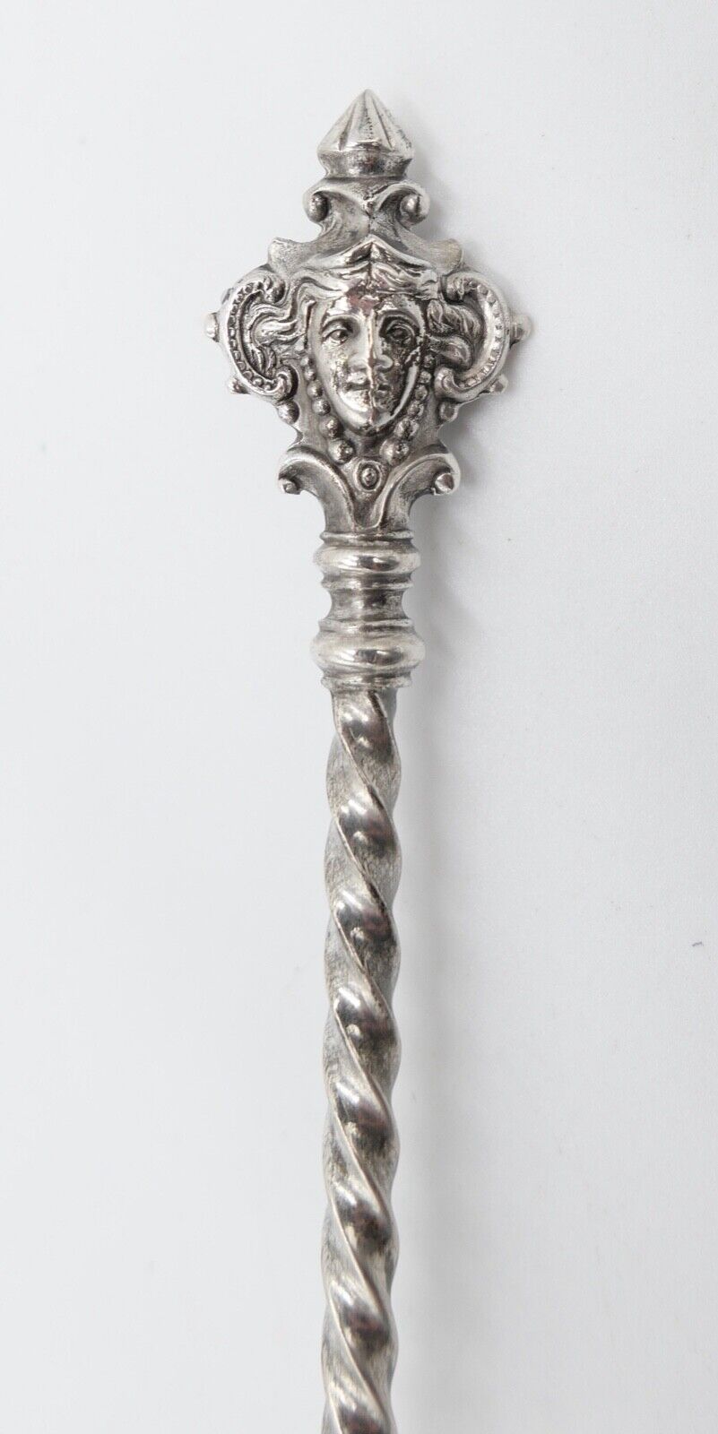 2 Tlg. antik Besteck um 1900 B.Cronenberg Frauenkopf Koch & Bergfeld 800 Silber - Antikhandel-Stuttgart