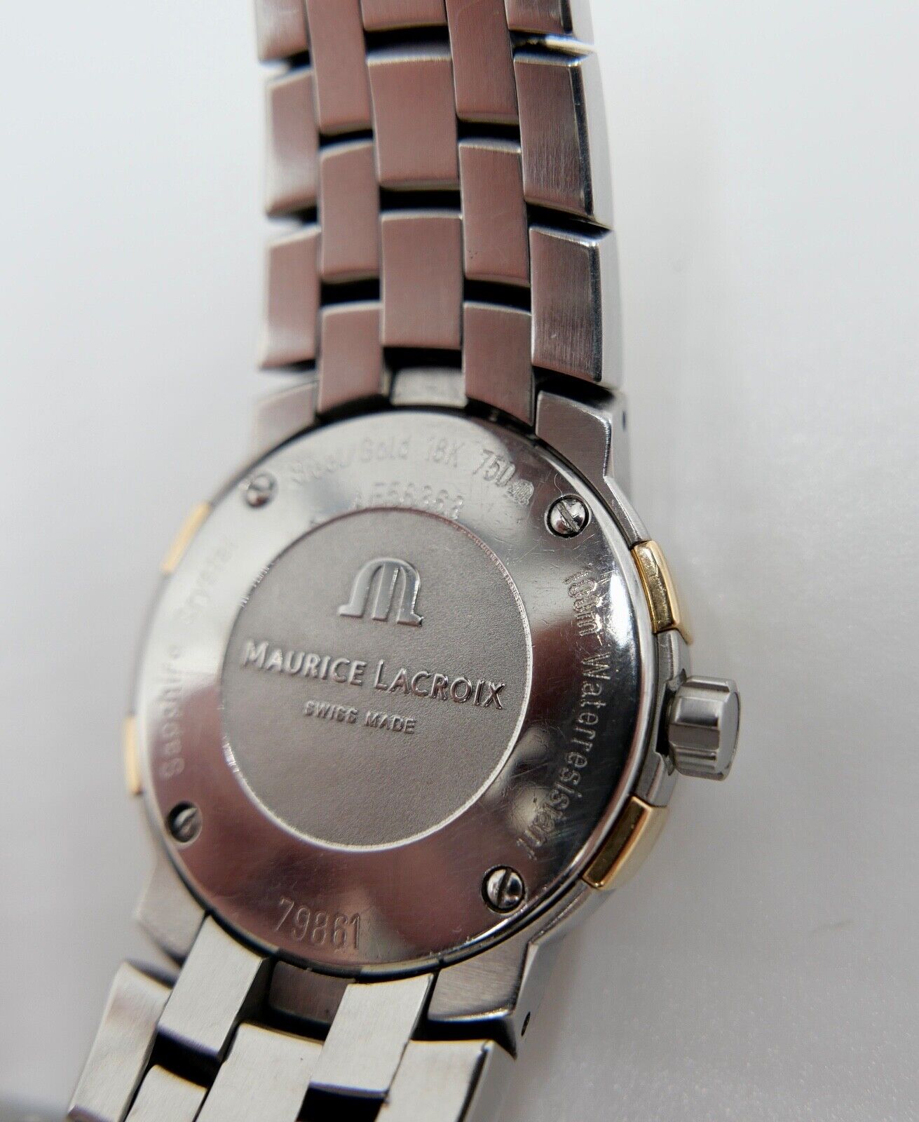 Maurice Lacroix Milestone Ref. 79861 Edelstahl 18 Karat vergoldet Damen Quartz - Antikhandel-Stuttgart