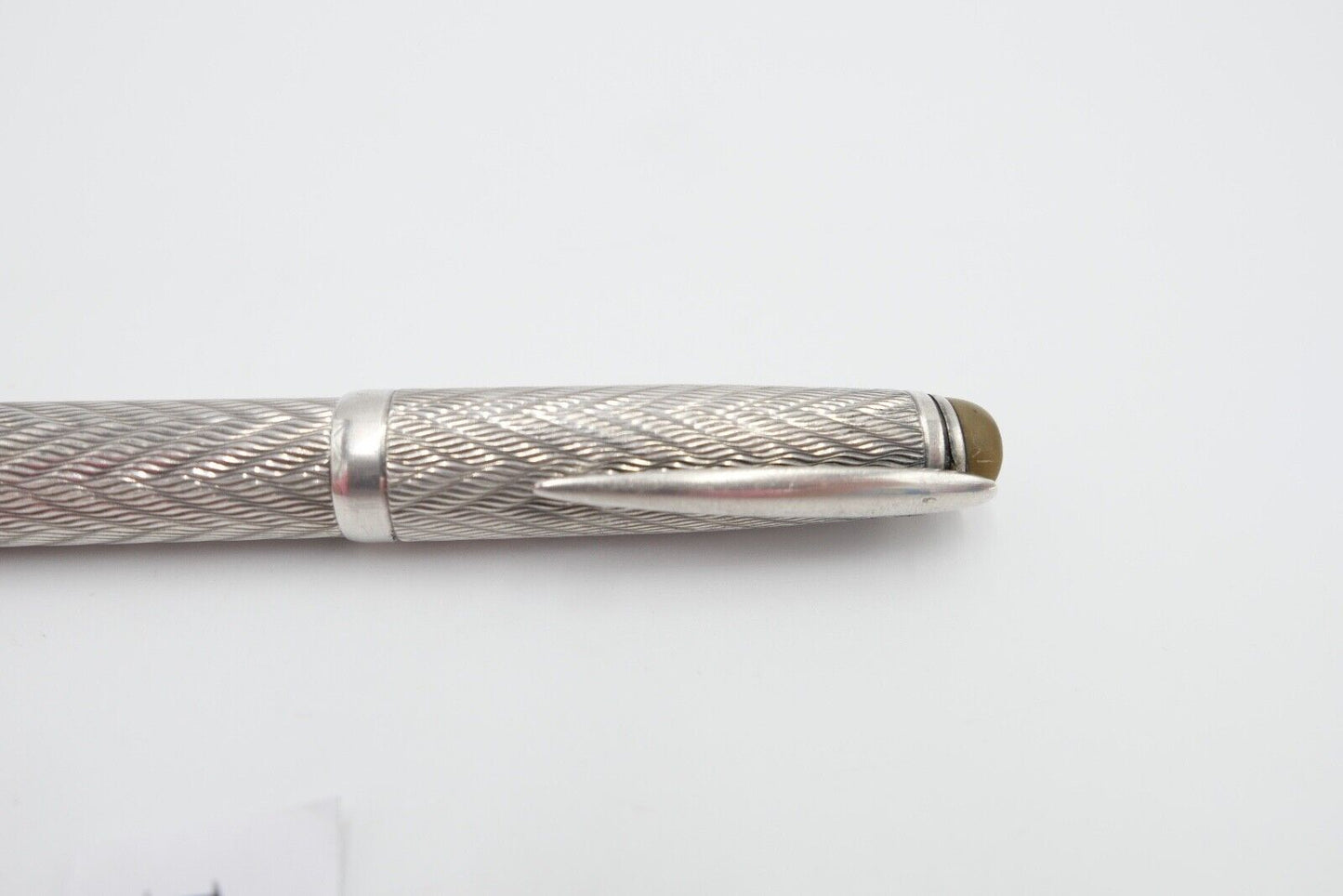 alter Füllfederhalter Sammlerstück um 1930 835 Silber 585 / 14 Ct Goldfeder - Antikhandel-Stuttgart