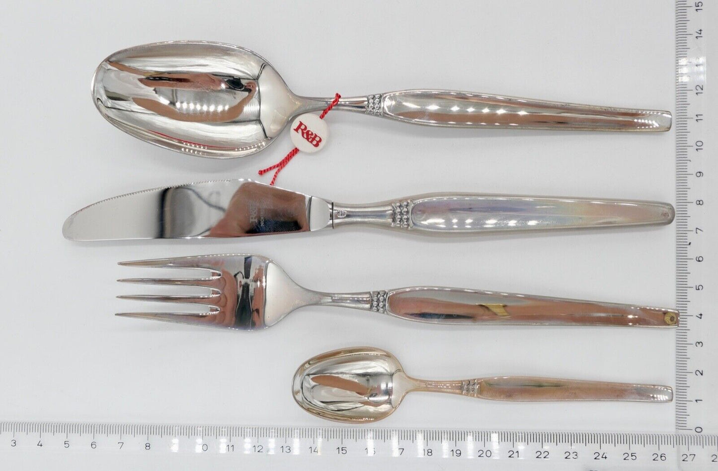 - NEU - OVP 4 Tlg R&B ROYAL ROBBE & BERKING Menübesteck 90er Silber - Antikhandel-Stuttgart
