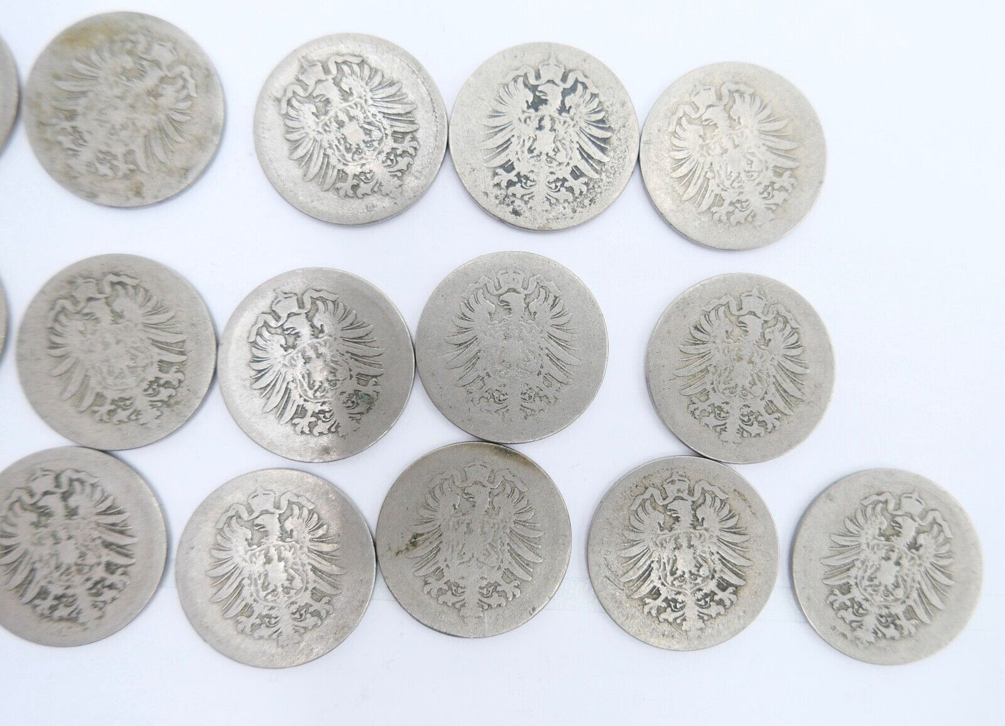 63x 10 Reichspfennig 1873 1875 1876 1888 Jäger J.4 s-ss - Antikhandel-Stuttgart