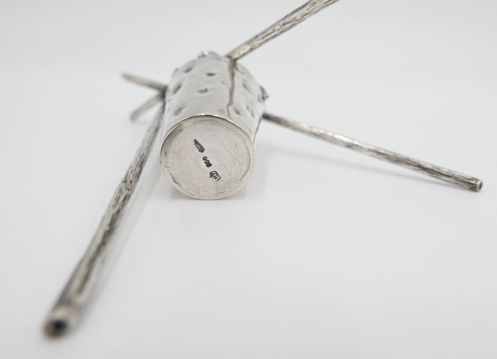 30er 50er Jahre Dreibein / Dreibock Eimer 800 Silber 31,2 Gr Herstellerpunze - Antikhandel-Stuttgart