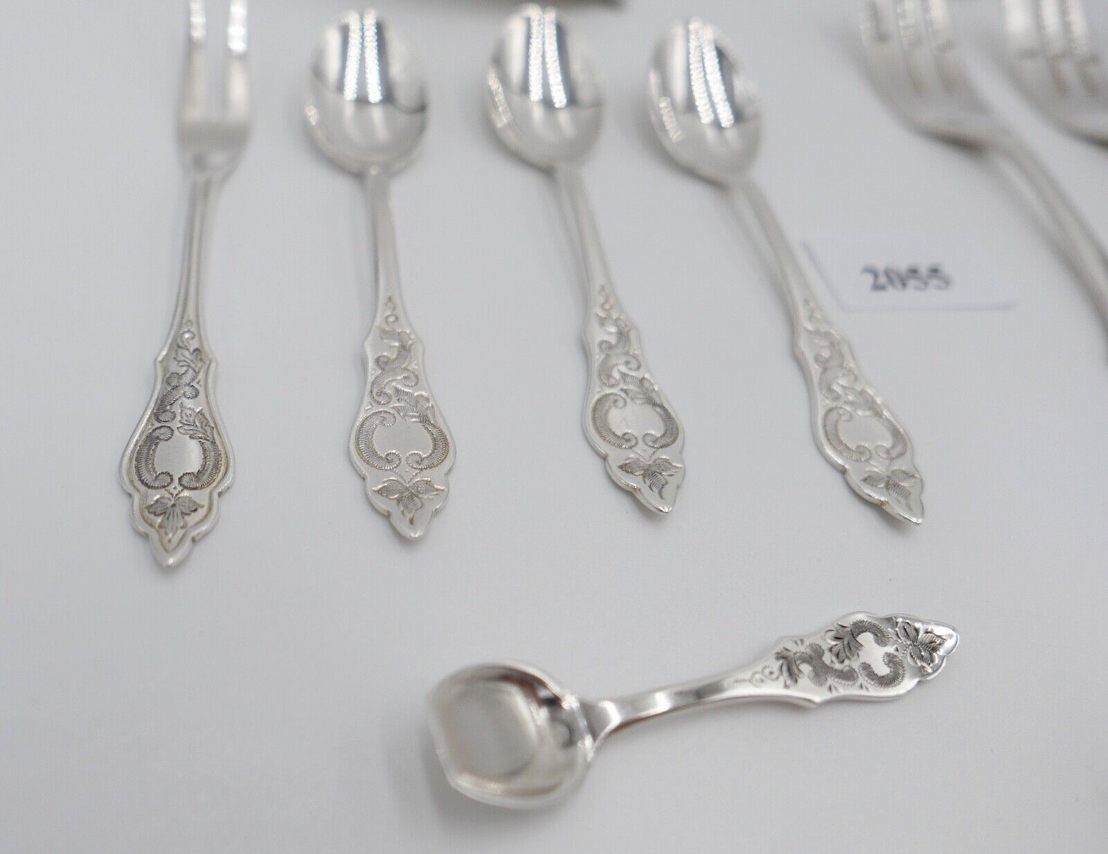 14 Tlg. ROBBE & BERKING Ostfriesenmuster R&B 90er Silber versilbert - Antikhandel-Stuttgart