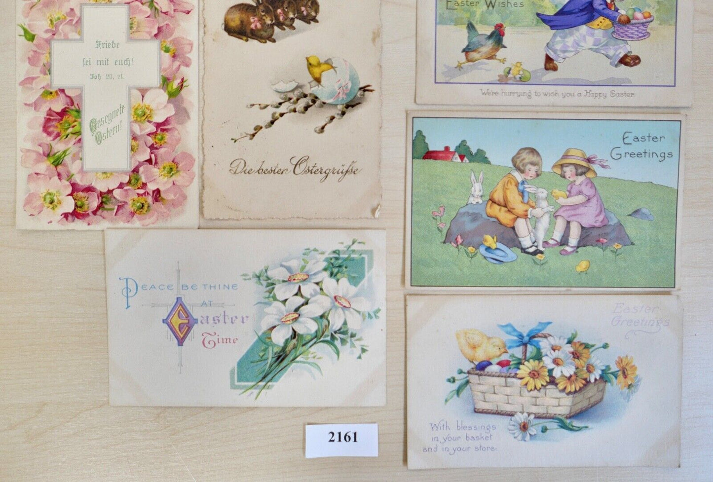 antike Ansichtskarten Postkarten Briefmarken OSTERN EASTER deutsches Reich USA - Antikhandel-Stuttgart