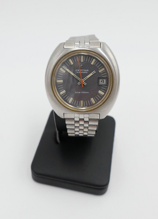 60er Jahre CERTINA blue ribbon Ref. 5801 197 Cal. 25-651 28 Jewels selten rar - Antikhandel-Stuttgart