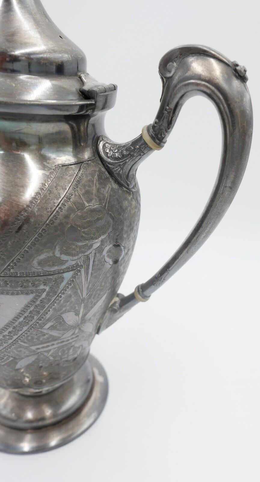 2er Set Reed Barton MFD & Plated Teekanne Kaffeekanne versilbert - Antikhandel-Stuttgart