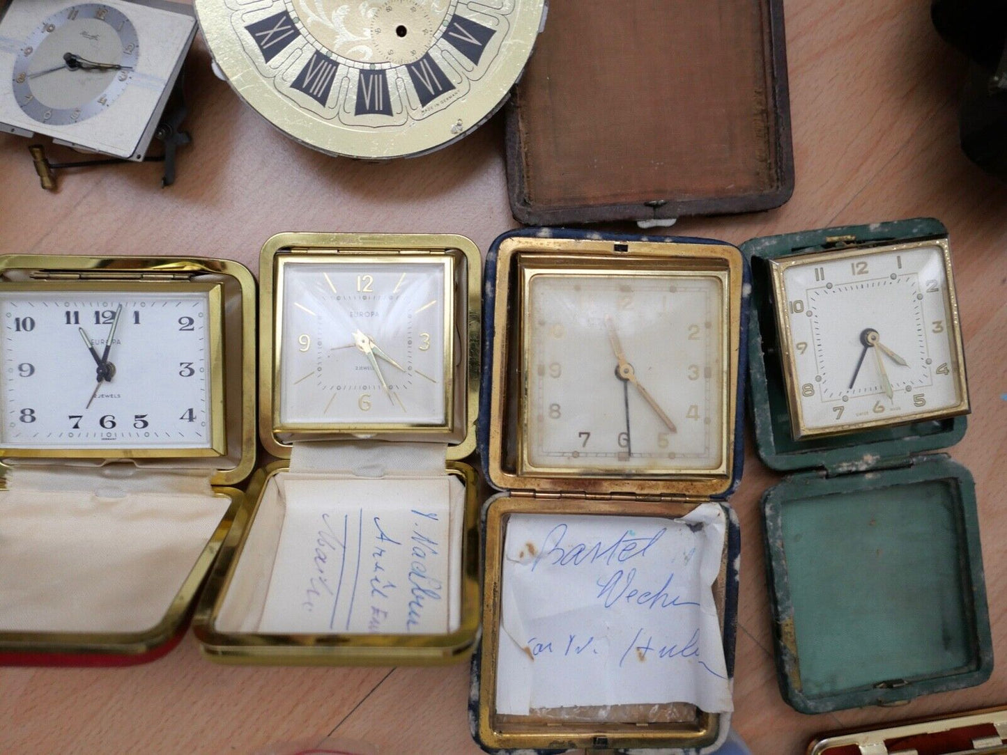 KOVOLUT Ersatzteile Uhrmacherauflösung vintage Junghans Wecker Kienzle Uhrwerk - Antikhandel-Stuttgart