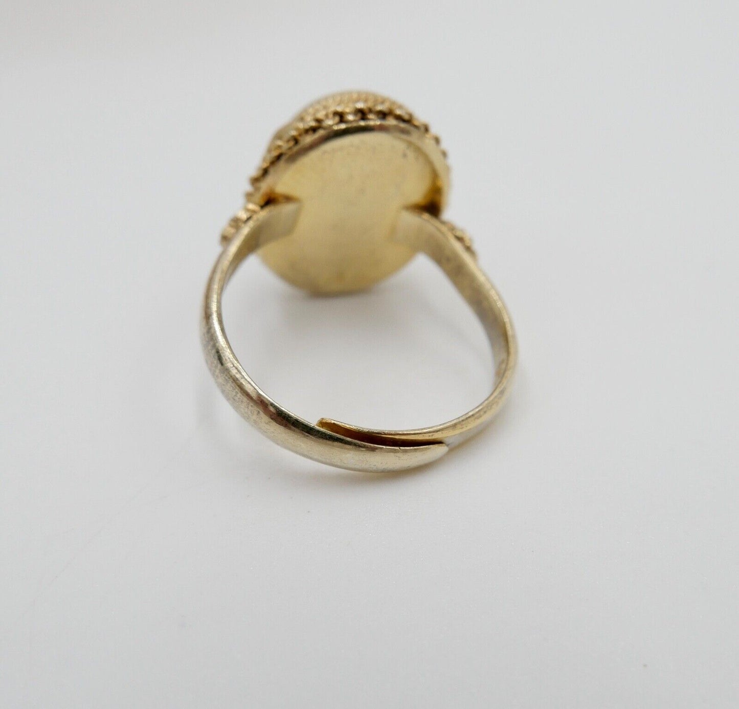 Lapislazuli Lapis Lazuli Ring Silber vergoldet 1960er Jahre China - Antikhandel-Stuttgart