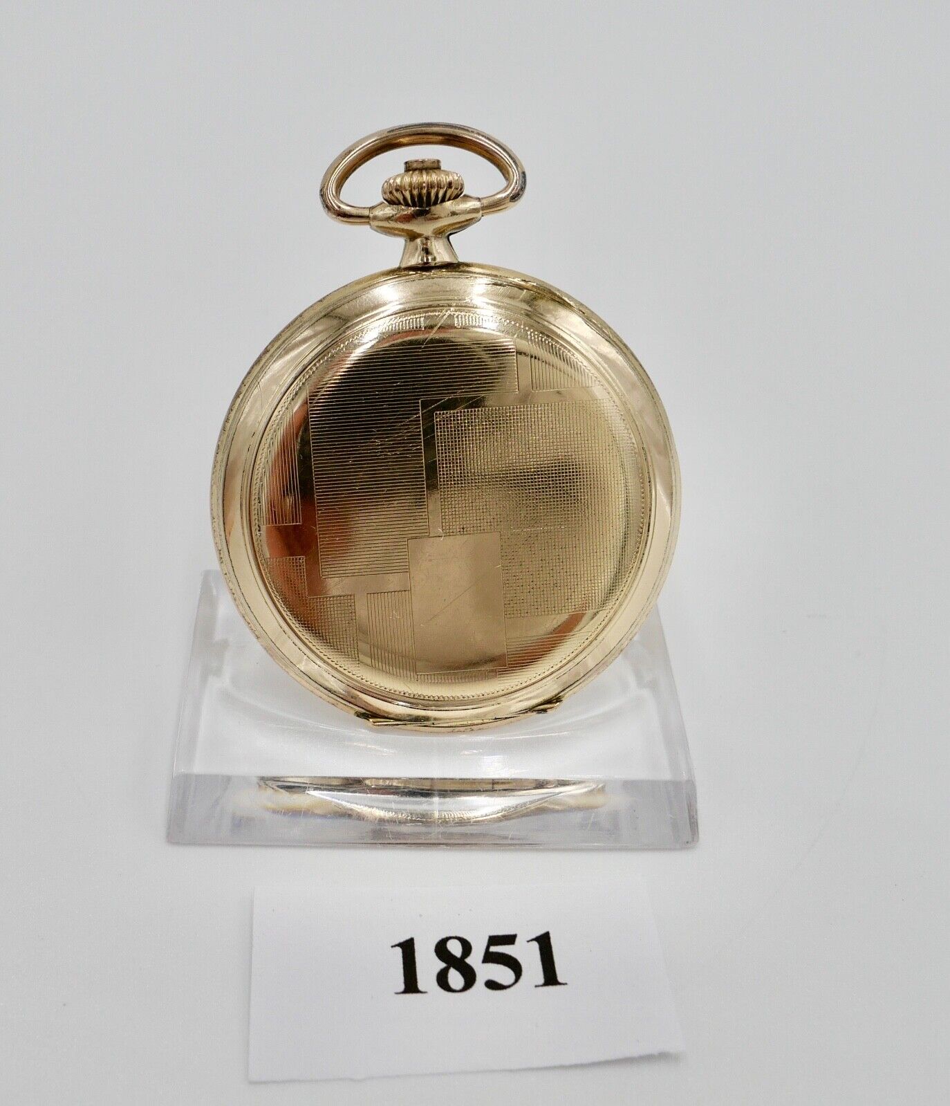 CHRONOMETRE Savonette Taschenuhr Ø 44mm vergoldet BAYARD Ritter - Antikhandel-Stuttgart