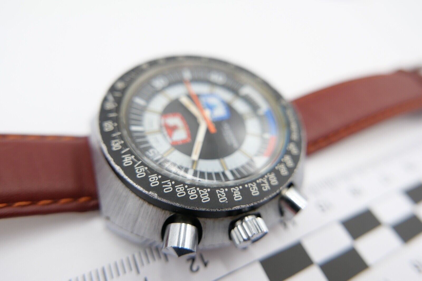 Lausanne Regatta Vintage 1970er Yacht Master Chronograph Ø 49mm Cal. EB 8371-67 - Antikhandel-Stuttgart