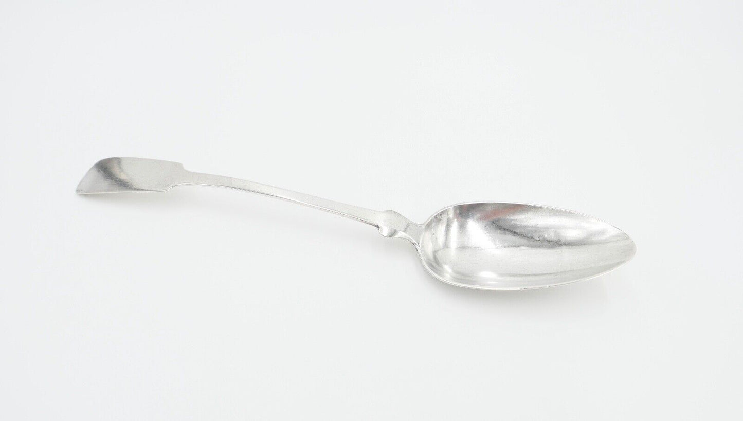 W.I.E.LLING Berlin 1854 - 1860 Tremolierstich Suppenlöffel 750 Silber 12 Lot - Antikhandel-Stuttgart