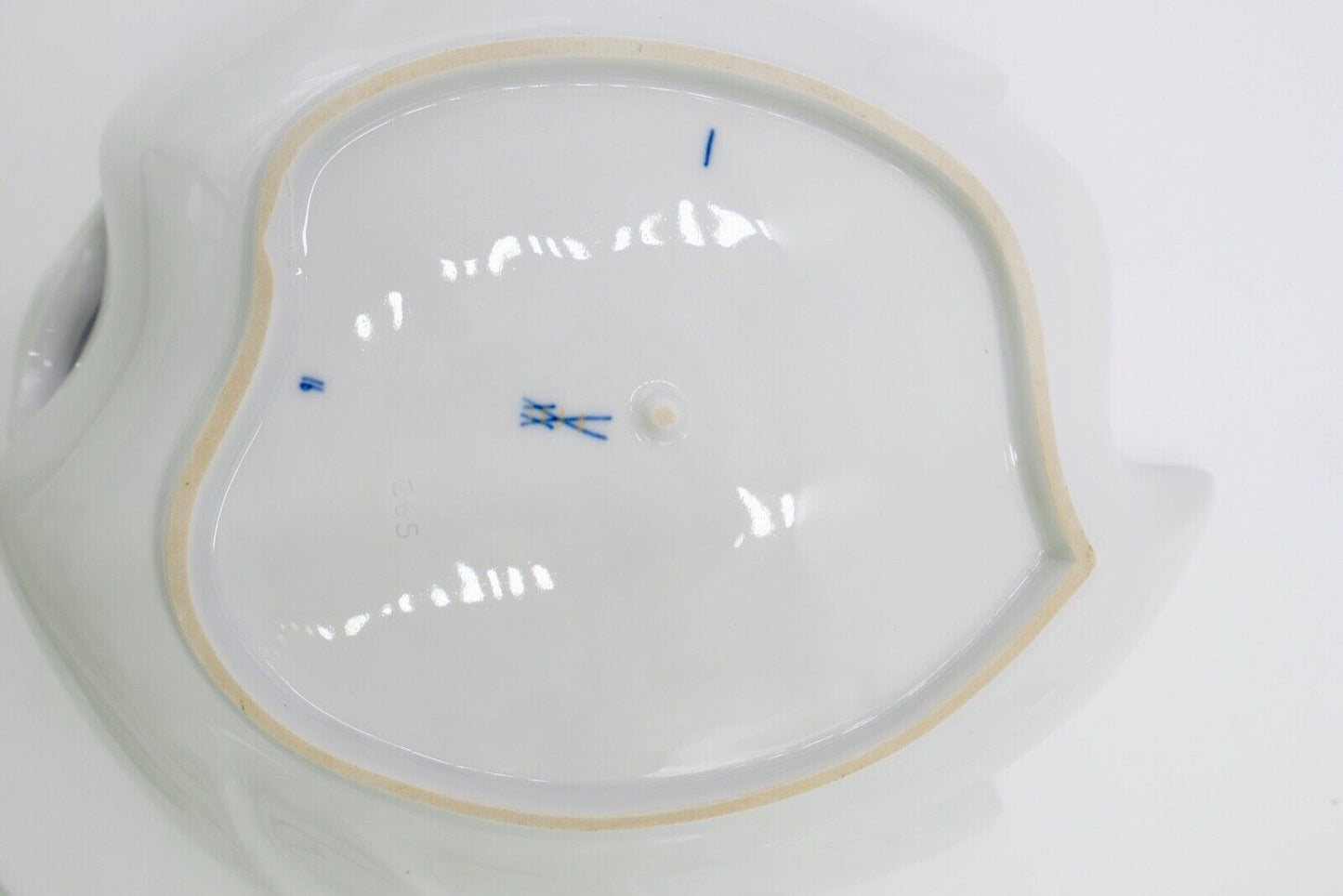 Meissen Zwiebelmuster Teller Duchbruch Schale Blatt Blattschale - Antikhandel-Stuttgart