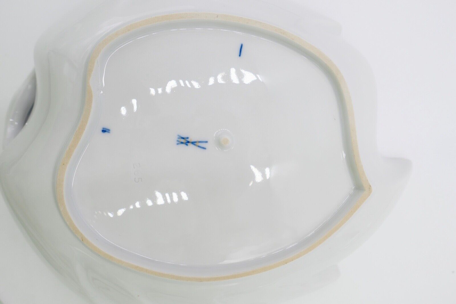 Meissen Zwiebelmuster Teller Duchbruch Schale Blatt Blattschale - Antikhandel-Stuttgart