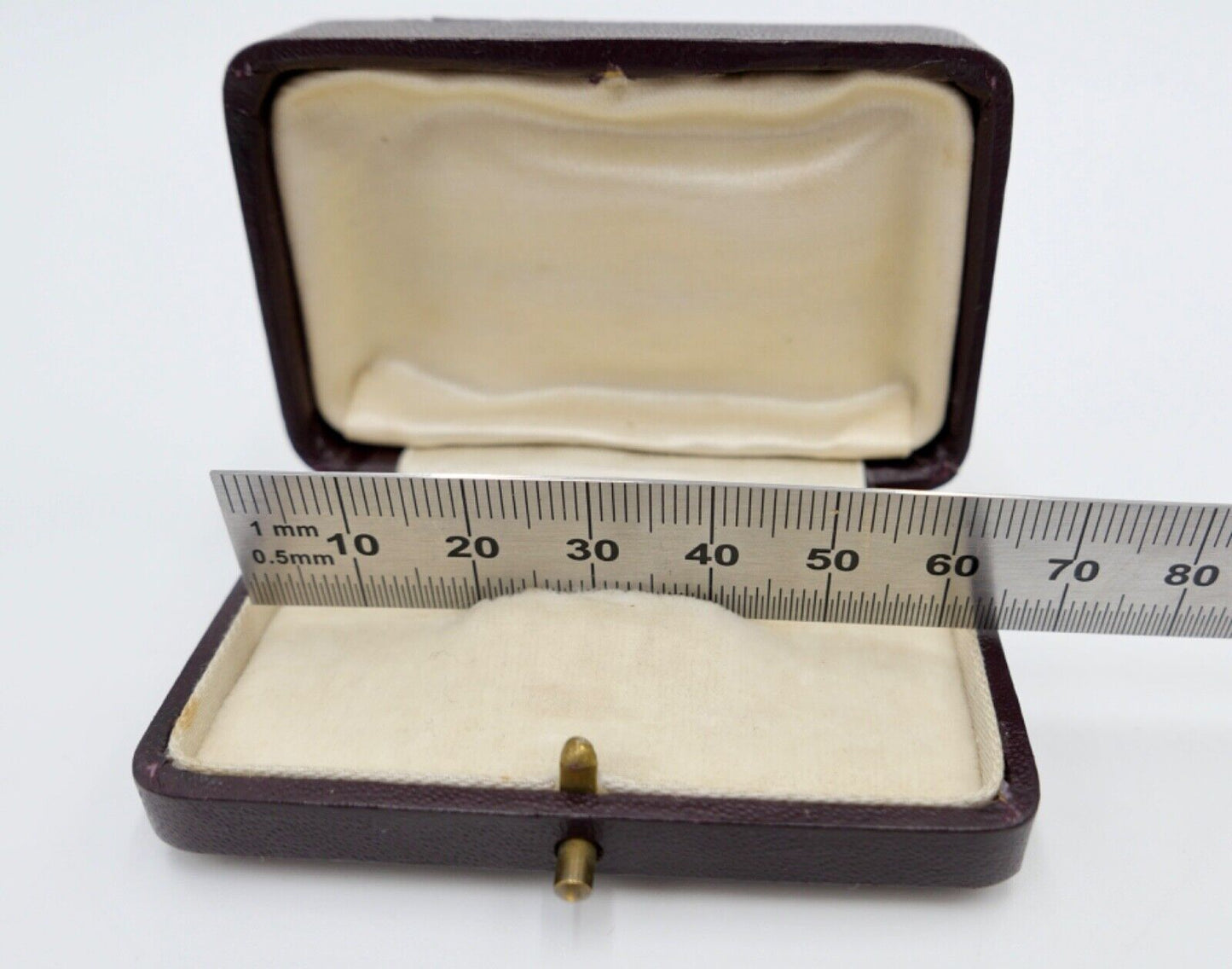 Altes Schmuck Etui / Schatulle Ring Brosche 1930-1940er Jahre - Antikhandel-Stuttgart