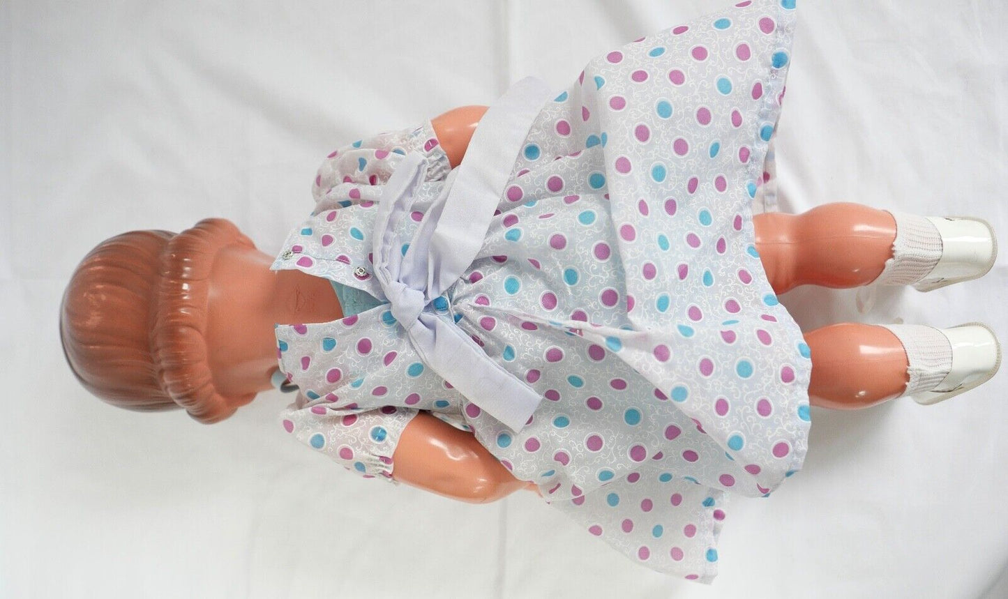 2x alte SCHILDKRÖT Puppen Puppe mit Original Karton & Kleidung 130 / 55 1/2 53 - Antikhandel-Stuttgart