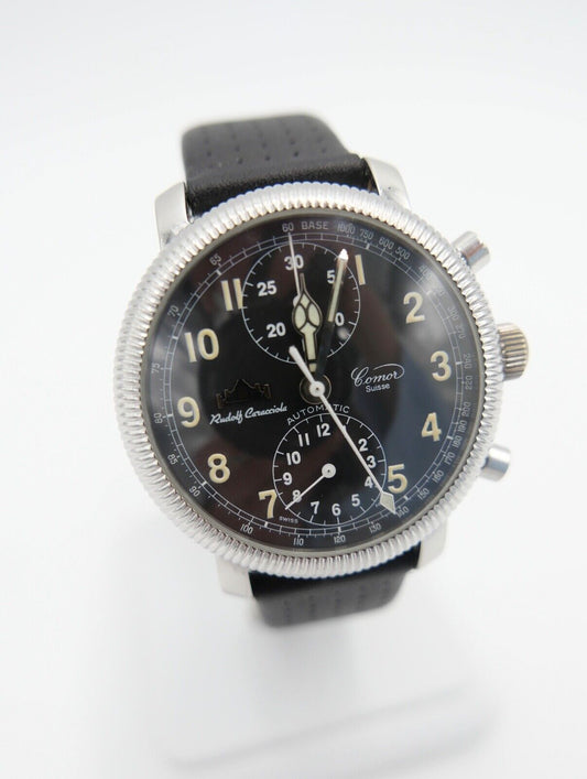 1990er Jahre COMOR limitierte Auflage Chronograph Rudolf Caracciola Cal. 7750 - Antikhandel-Stuttgart