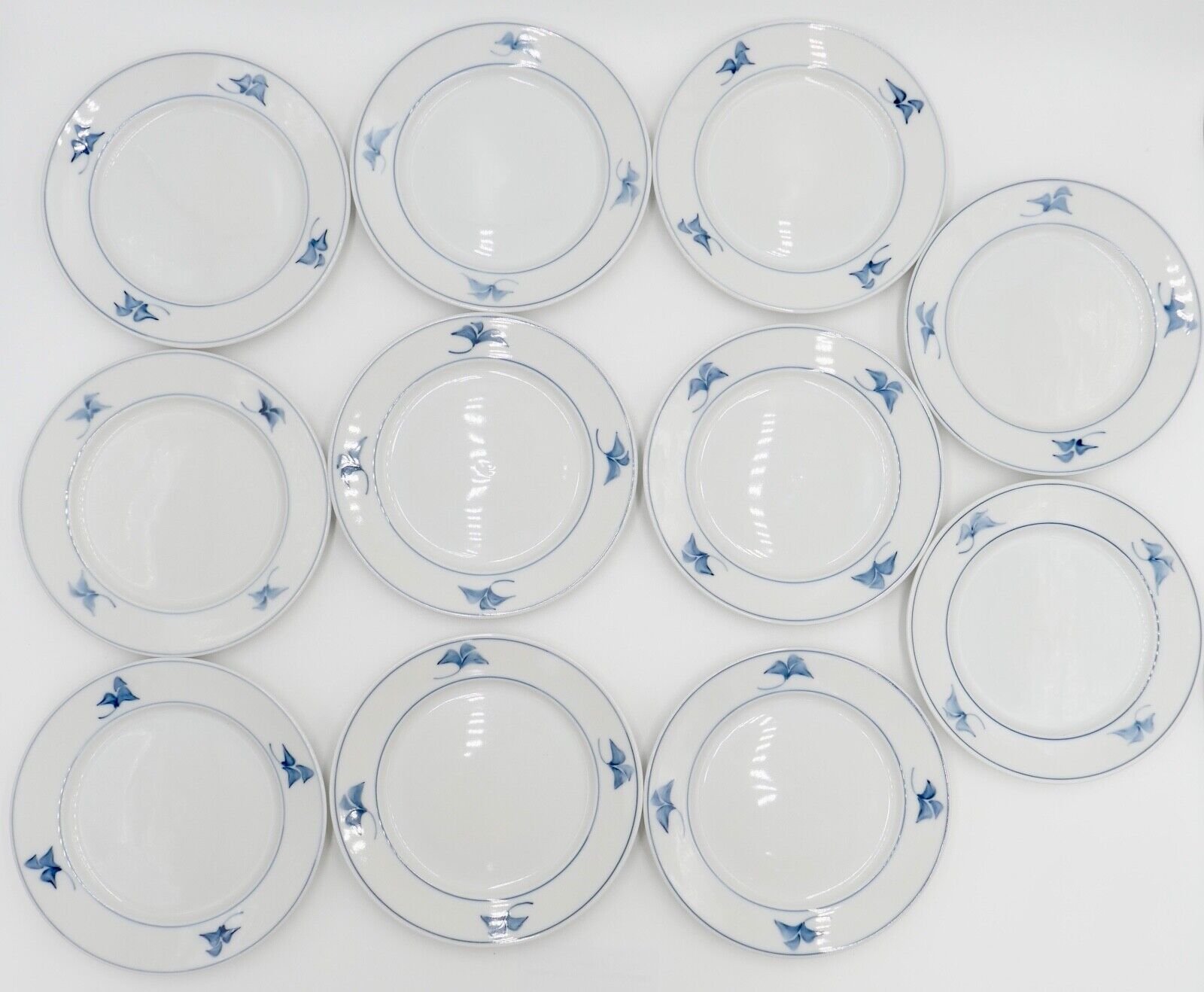 42 Teilig ROYAL COPENHAGEN "NOBLESSE" Teller Tassen Tee Kaffee Service Porzellan - Antikhandel-Stuttgart