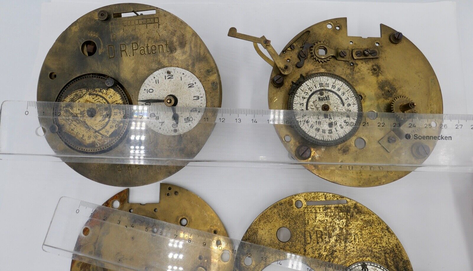 D.R . Patent Zeitschaltuhr Straßenlaterne / Gaslaterne Uhrmacherauflösung defekt - Antikhandel-Stuttgart