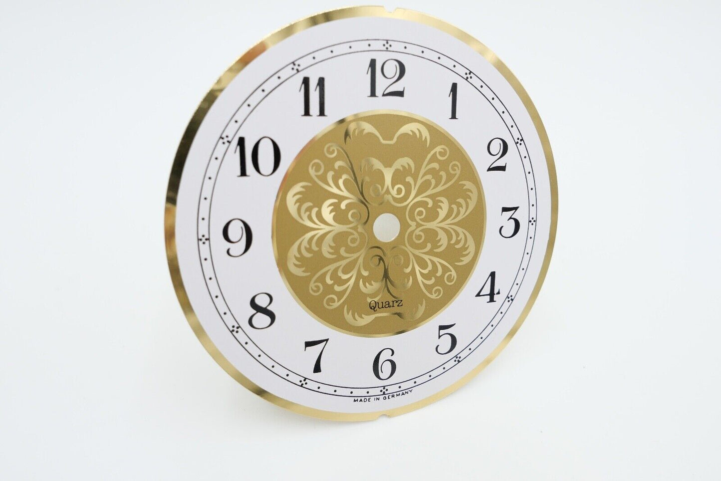 NEU Uhrmacherauflösung Zifferblatt Messing flora lTischuhren / Kaminuhren - Antikhandel-Stuttgart