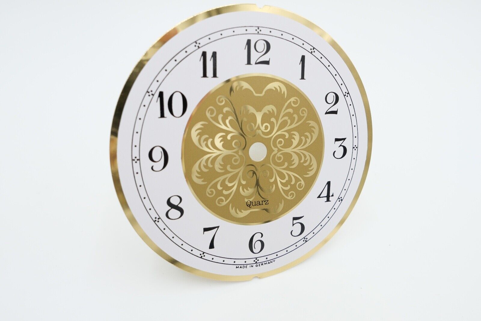 NEU Uhrmacherauflösung Zifferblatt Messing flora lTischuhren / Kaminuhren - Antikhandel-Stuttgart
