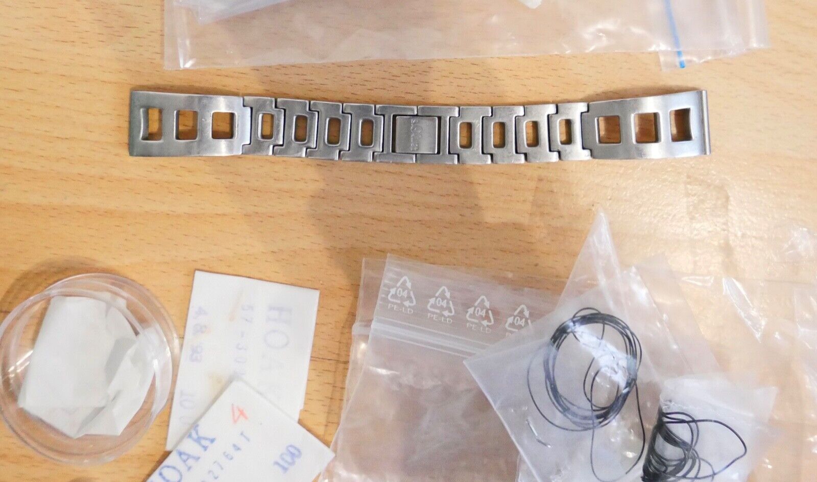 Uhrenzubehör Posten ZENTRA Gold NEU Uhren Gläser Gehäuse Lünetten Zeiger Kronen - Antikhandel-Stuttgart