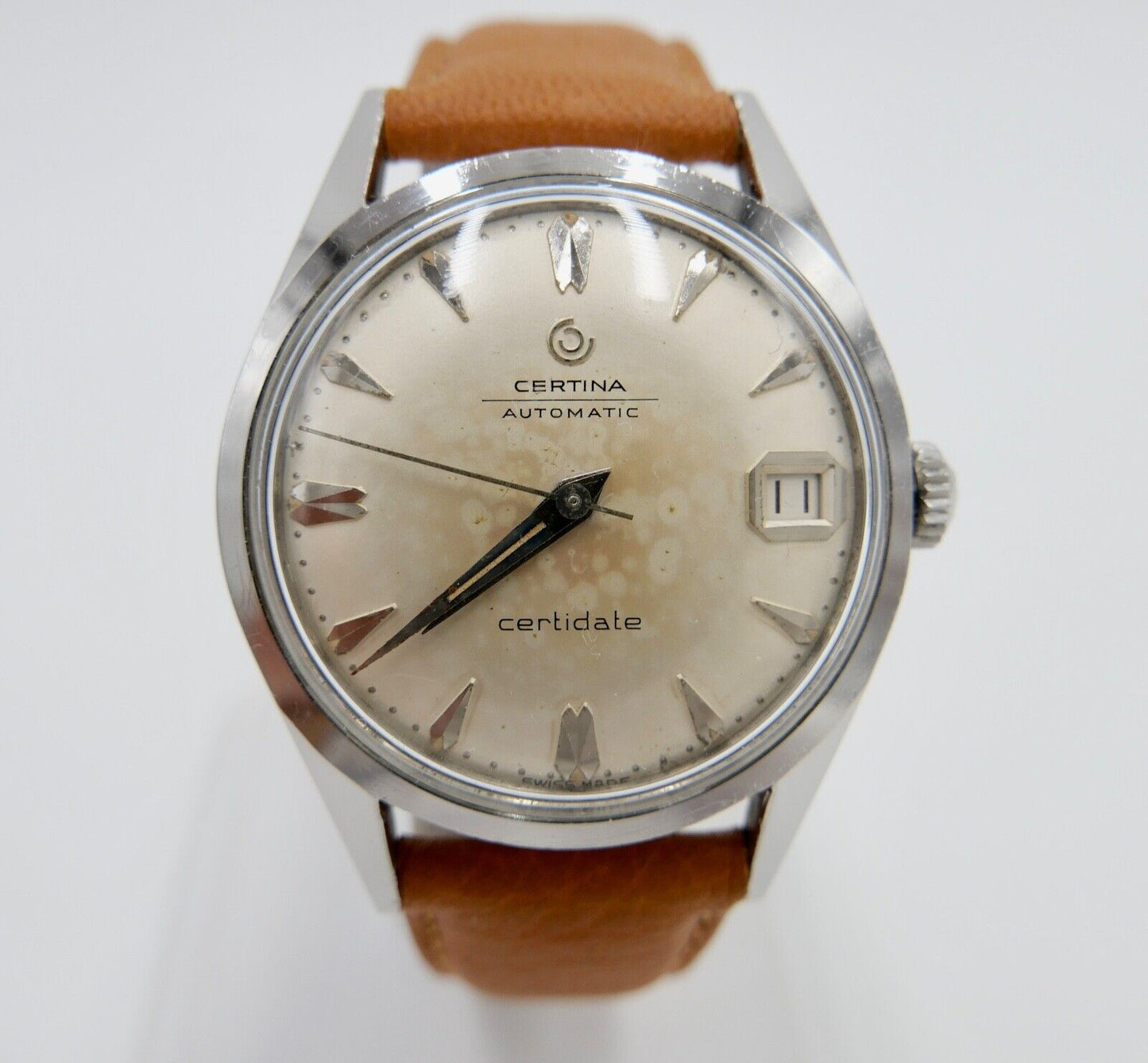 Certina Certidate Automatik Ref. 2852.1 Vintage 1960er Jahre Armbanduhr - Antikhandel-Stuttgart