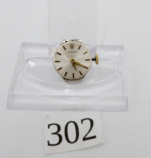 LÄUFT Rolex Precision Cal. 1310 Uhrwerk Ziffernblatt Zeiger Krone funktionsfähig - Antikhandel-Stuttgart