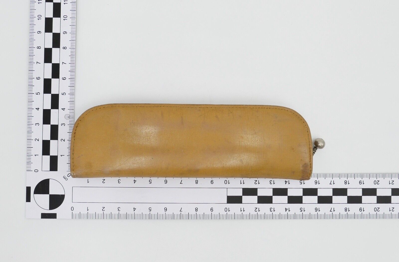 vintage MONTBLANC Leder Etui innen rot für 2 Kugelschreiber / Stifte - Antikhandel-Stuttgart