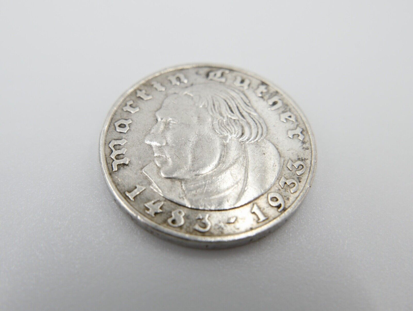 2 Reichsmark DRITTES REICH 450. Geburtstag von Martin Luther 1933 A J. Jäger 352 - Antikhandel-Stuttgart