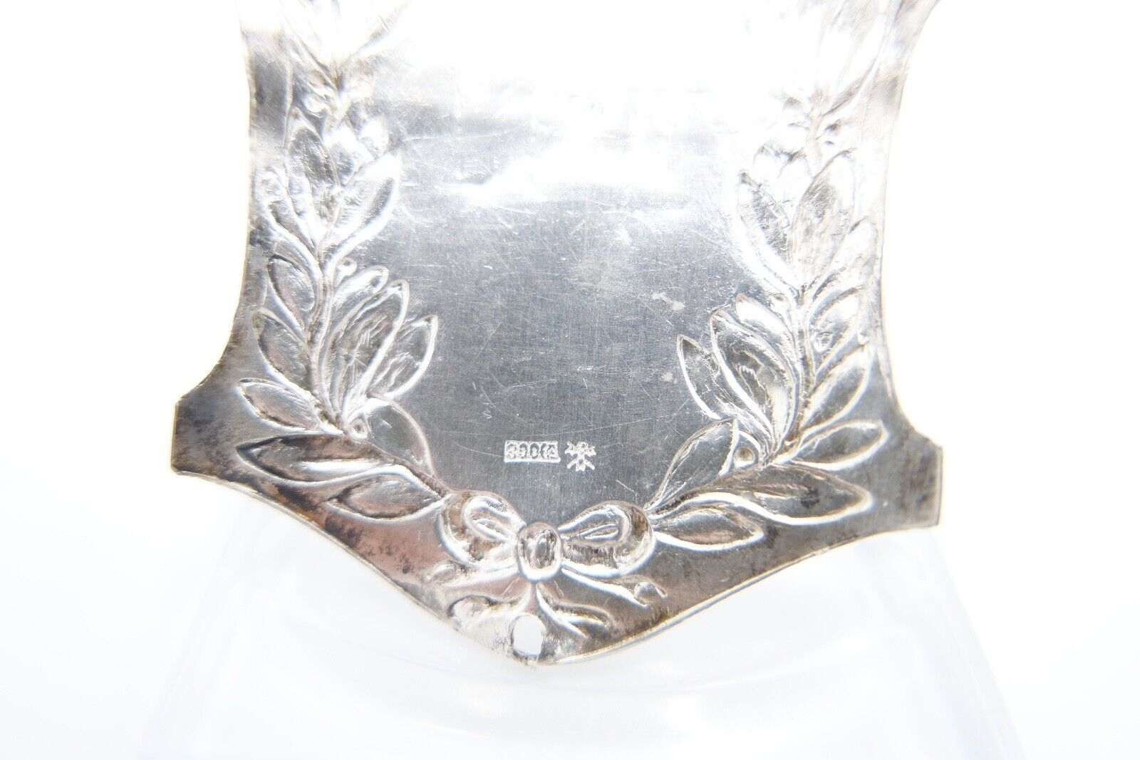 Fahrrad Plakette 1925 Silber 800 22er Club Oelsnitz i.V. - Antikhandel-Stuttgart