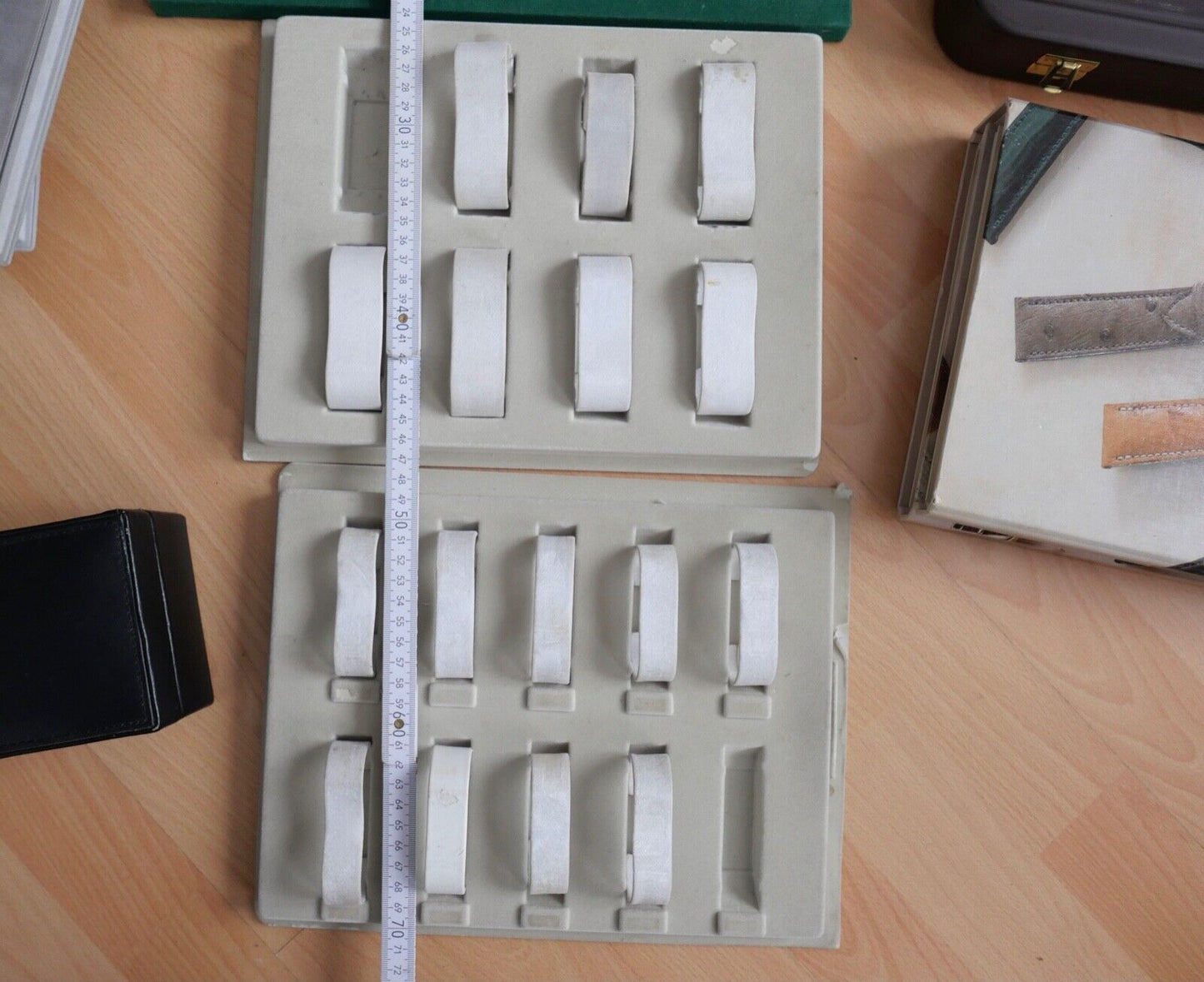 Vintage Box ETUI Uhren Uhrenbox Uhrenhalter Uhrenkoffer Uhrenaufbewahrung - Antikhandel-Stuttgart