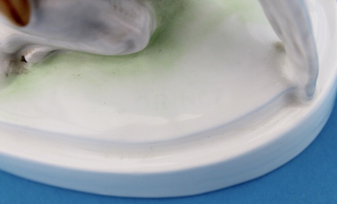 Porzellan Figur Herend Ungarisch Soldat auf Drache 21cm Husar kämpft Drache 5498 - Antikhandel-Stuttgart