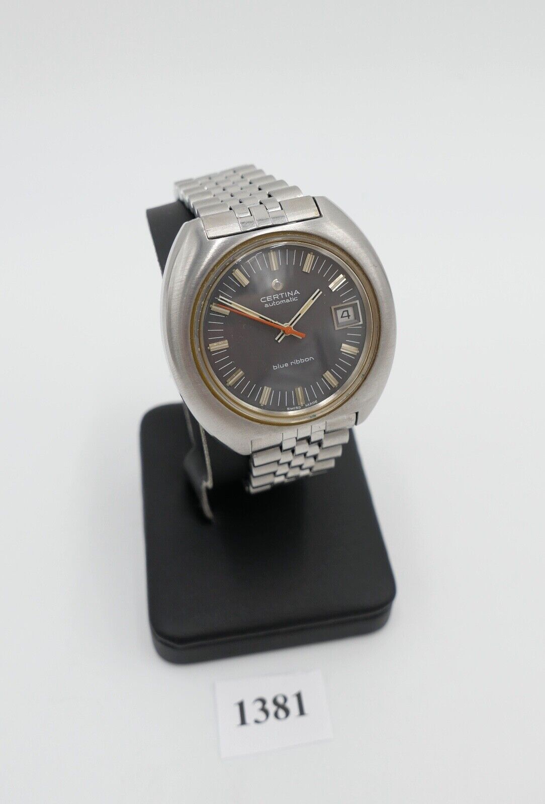 60er Jahre CERTINA blue ribbon Ref. 5801 197 Cal. 25-651 28 Jewels selten rar - Antikhandel-Stuttgart