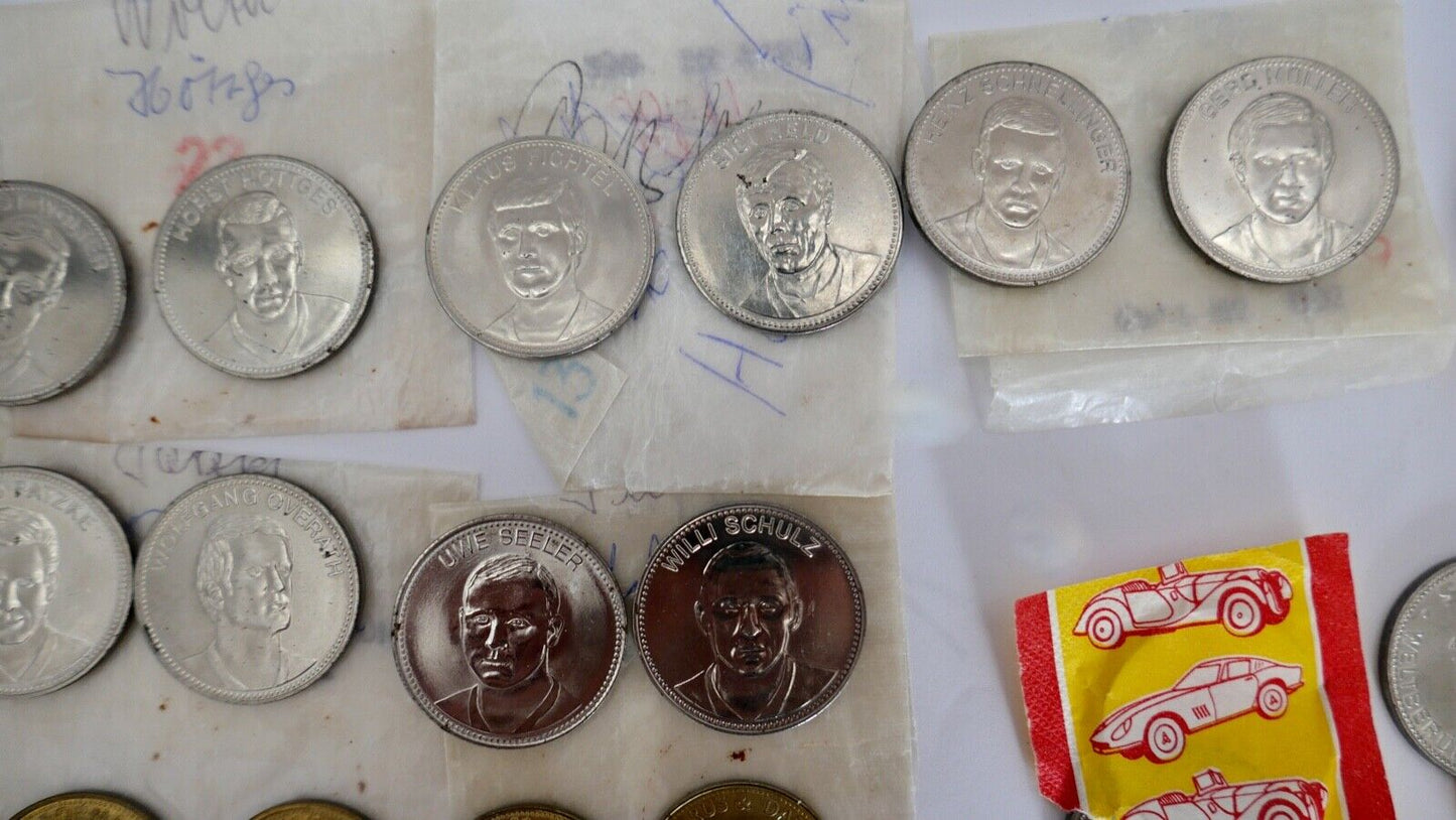 SHELL Mexico Sportwagen Eroberung des Himmels Konvolut LOT Münzen Medaillen OVP - Antikhandel-Stuttgart