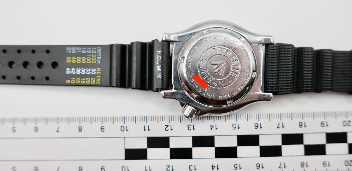 Citizen Promaster 200M Automatic 8203-824393 Taucheruhr deutsch Gummiband NEU