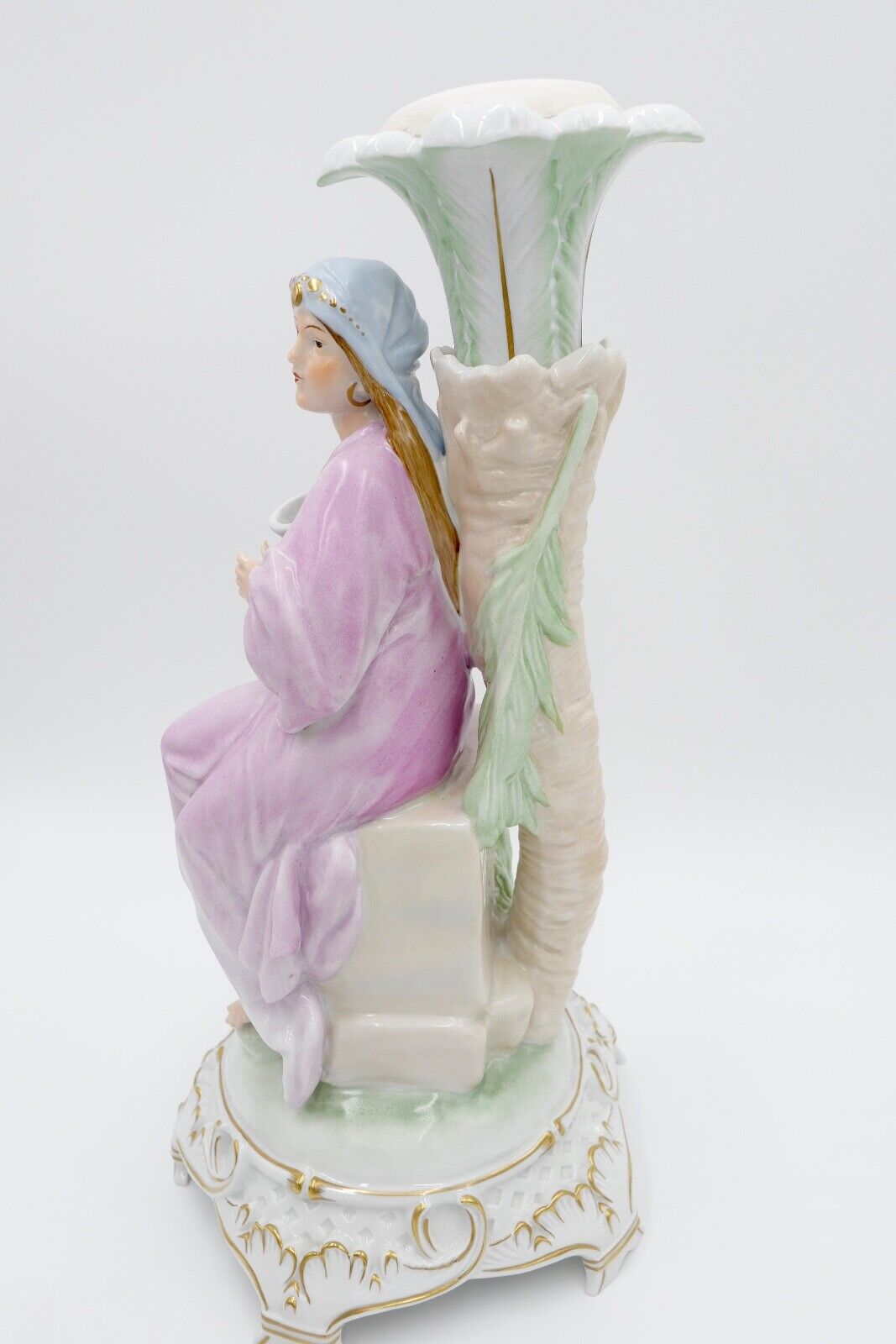 PMP Plaue Schierholz " Tafelaufsatz Obstschale " Wasserträgerin 45cm J. Freitag - Antikhandel-Stuttgart